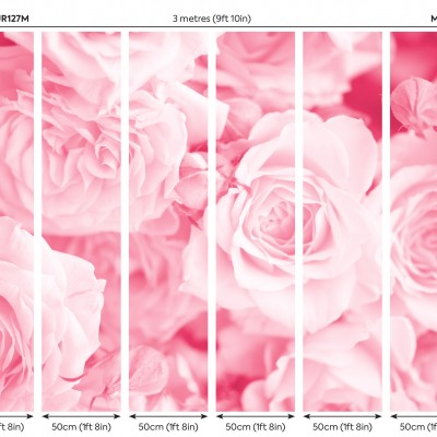 Fototapet Petals M, Rose Pink, Origin Murals, 300x240cm,  