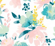 Fototapet Graphic Flower M, Blush & Jade, Origin Murals, 300x240cm