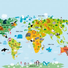 Fototapet Whole Wide World L, Multi, Origin Murals, 350x280cm