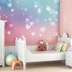 Fototapet Sweet Hearts M, Pastel, Origin Murals, 300x240cm