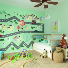 Fototapet Mini Adventure L, Multi, Origin Murals, 350x280cm