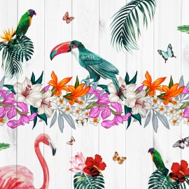 Fototapet Birds of Paradise M, Multi, Origin Murals, 300x240cm