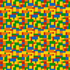 Fototapet Toy Bricks L, Multi, Origin Murals, 350x280cm