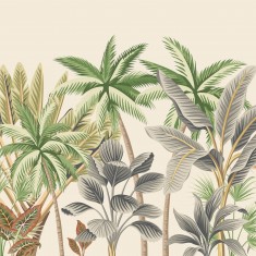 Fototapet Tropical Palm Trees M, Natural, Origin Murals, 300x240cm