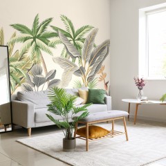 Fototapet Tropical Palm Trees M, Natural, Origin Murals, 300x240cm