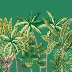 Fototapet Tropical Palm Trees L, Green, Origin Murals, 350x280cm