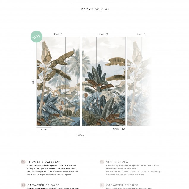 Tapet cu design exotic și scaun portocaliu
