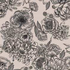 Tapet In Bloom Make My Lemonade, Noir, 5.3mp / rola, PaperMint