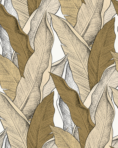 Leaf, Terre d'Ombre, 5.3mp / rola, PaperMint