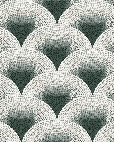 Mosaïc, Gris, 5.3mp / rola, PaperMint