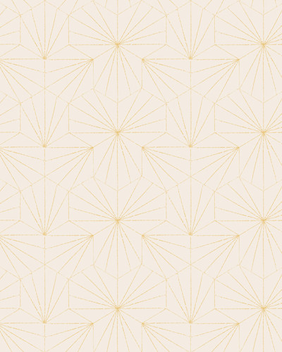 Tapet cu model geometric minimalist și accente aurii