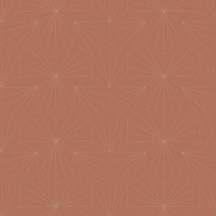 Tapet Tiles, Terracotta Cuivre, 5.3mp / rola, PaperMint