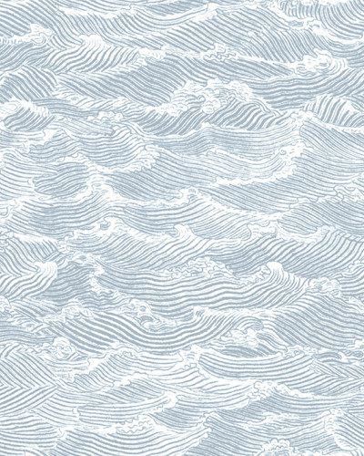 Tapet Waves Gris Perle, cu un design unic, cu valuri delicate, în nuanțe de gri perle.