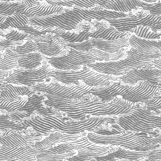 Tapet Waves, Gris Souris, 5.3mp / rola, PaperMint