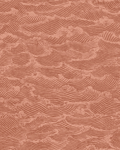 Waves Mer Rouge tapet cu design abstract cu valuri