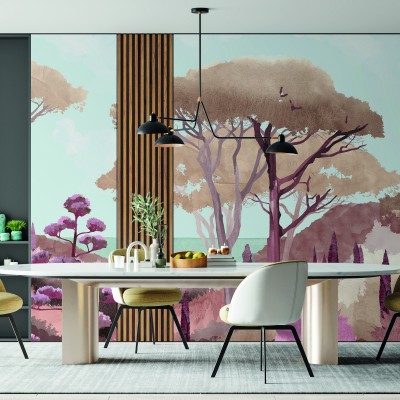 Tapet Riviera, Été Indien, PaperMint - Tapet cu design modern și sofisticat, cu un peisaj acvatic.