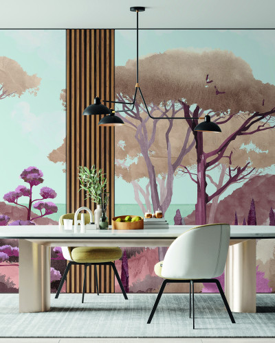 Tapet Riviera, Été Indien, PaperMint - Tapet cu design modern și sofisticat, cu un peisaj acvatic.