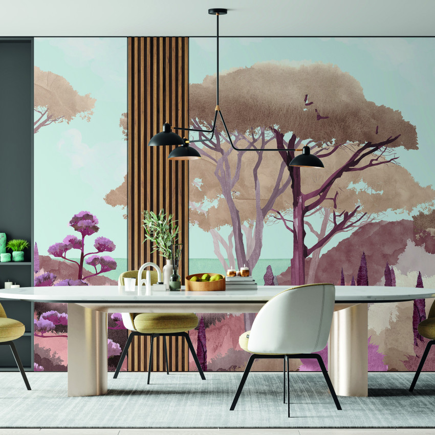 Tapet Riviera, Été Indien, PaperMint - Tapet cu design modern și sofisticat, cu un peisaj acvatic.