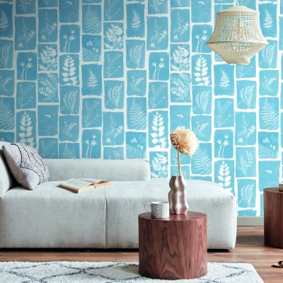 Empreinte Végétale, Bleu Clair, PaperMint