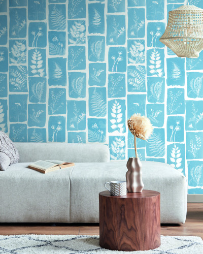 Empreinte Végétale, Bleu Clair, PaperMint