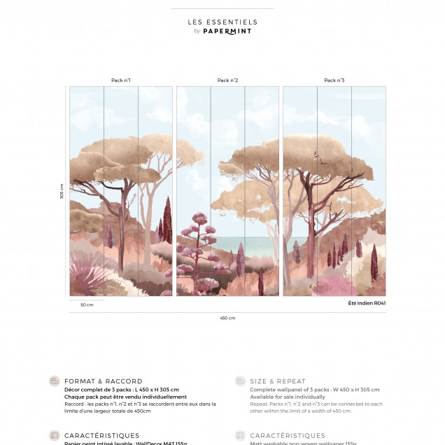 Tapet Riviera, Été Indien, PaperMint - Tapet cu design modern și sofisticat, cu un peisaj acvatic.