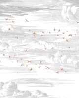 Envolée, Terre de Sienne - Fond Grisaille, PaperMint