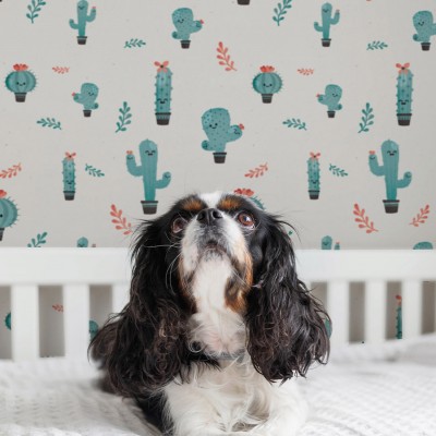 Cactus, Bleu, 5.3mp / rola, PaperMint