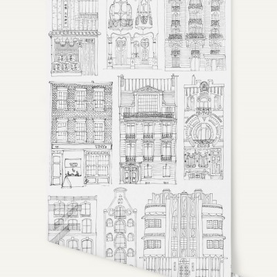 Façades, Noir, 4.7mp / rola, PaperMint