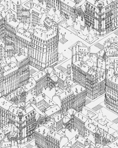 Paris, Noir, 4.7mp / rola, PaperMint