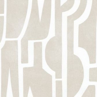 Bold Contour - Beige, Photowall