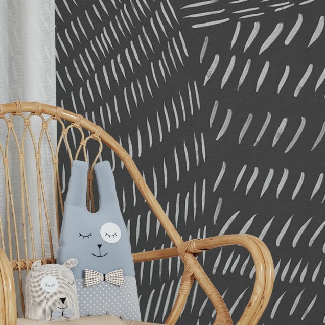 Fototapet abstract gri cu design modern