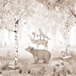Bear King, Brown, Photowall
