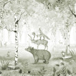 Bear King, Green, Photowall