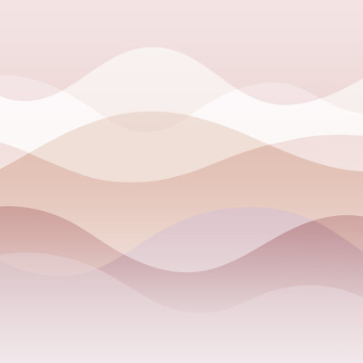 Tinted Waves - Pink, Photowall