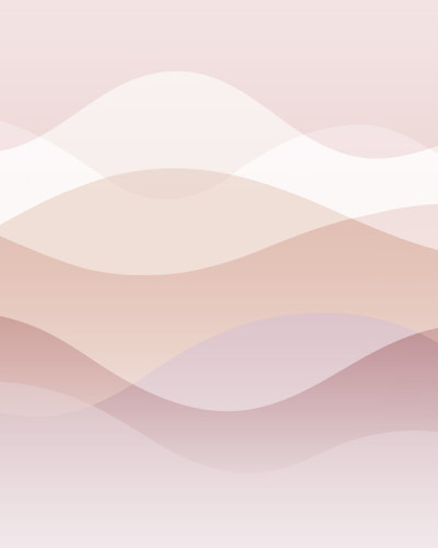 Tinted Waves - Pink, Photowall