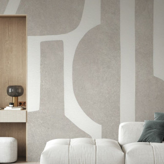 Bold Contour - Grey, Photowall