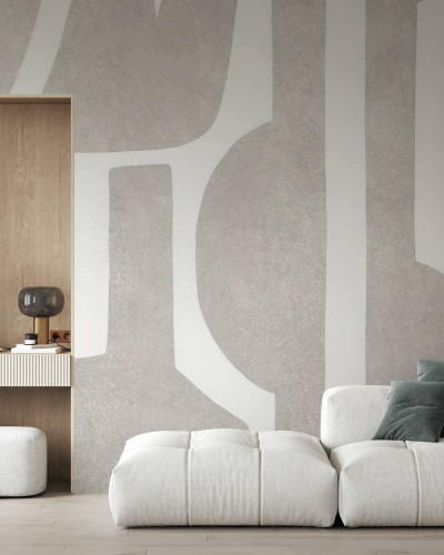 Bold Contour - Grey, Photowall