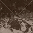 Mountain Nightscape - Brown, Photowall