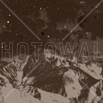 Mountain Nightscape - Brown, Photowall