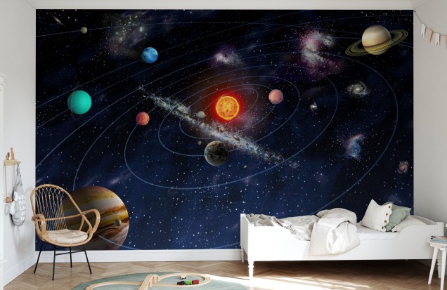 Foto tapet 3D Solar System, Photowall