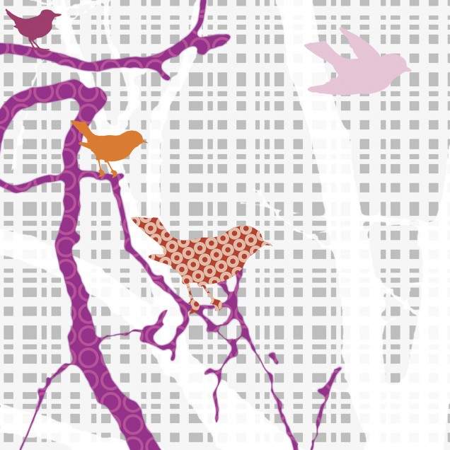 Fototapet Photowall PHW-E20274. Conține culorile: Violet, Mov Trafic, Portocaliu, Portocaliu Semnal, Turcoaz, Turcoaz Pastel, Roz, Roz Deschis, Violet, Violet Erica