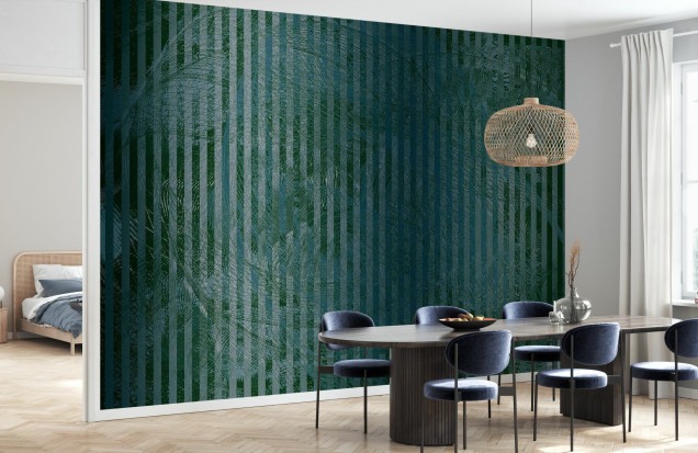 Fototapet Specular Reflection, Green Grey, Photowall