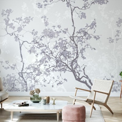 Fototapet Photowall PHW-E20589. Conține culorile: Violet, Violet-Mov, Violet, Violet-Albastru, Alb, Alb Trafic, Gri, Telegri 4, Gri, Gri Beton