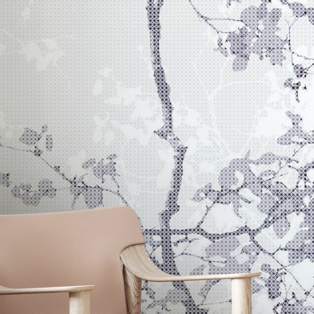 Fototapet Photowall PHW-E20589. Conține culorile: Violet, Violet-Mov, Violet, Violet-Albastru, Alb, Alb Trafic, Gri, Telegri 4, Gri, Gri Beton