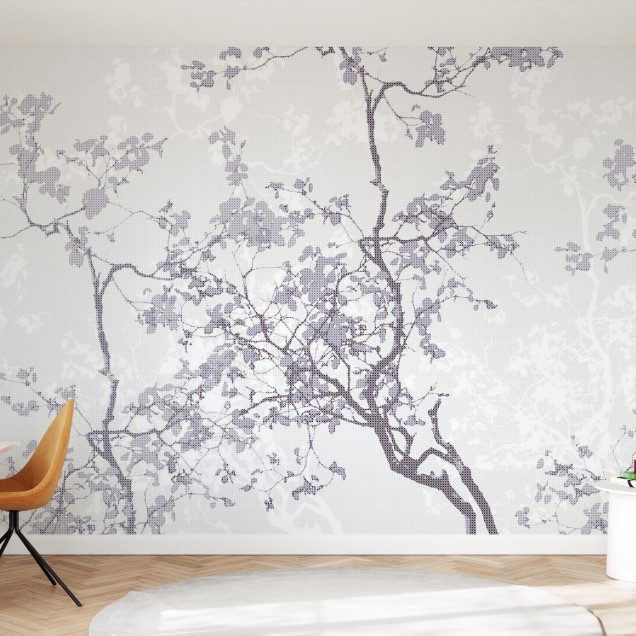 Fototapet Photowall PHW-E20589. Conține culorile: Violet, Violet-Mov, Violet, Violet-Albastru, Alb, Alb Trafic, Gri, Telegri 4, Gri, Gri Beton