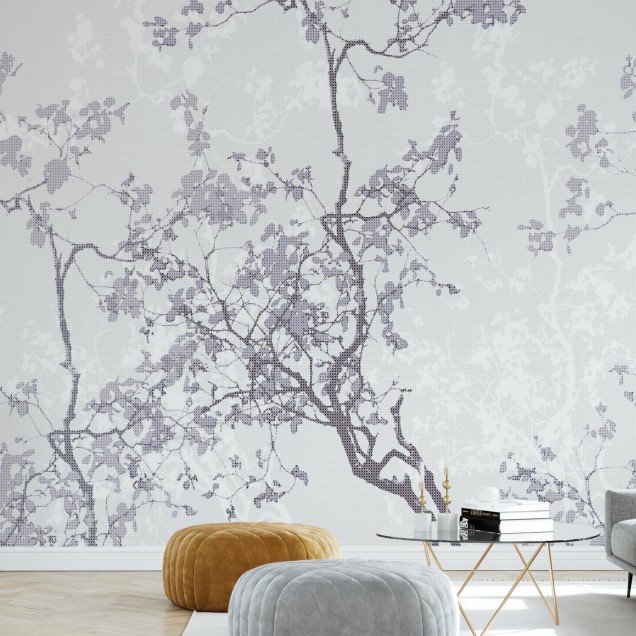 Fototapet Photowall PHW-E20589. Conține culorile: Violet, Violet-Mov, Violet, Violet-Albastru, Alb, Alb Trafic, Gri, Telegri 4, Gri, Gri Beton