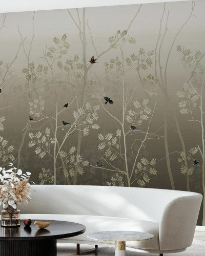 Fototapet Photowall PHW-E20773. Conține culorile: Verde, Verde-Gri, Alb, Alb-Gri, Gri, Gri Măsliniu, Albastru, Albastru-Violet, Albastru, Albastru Porumbel
