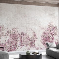 Fototapet Mosaic Forest, Purple, personalizat, Photowall