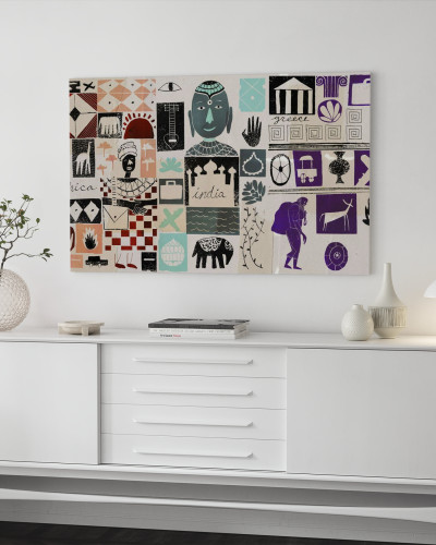 Tapet modern cu design abstract