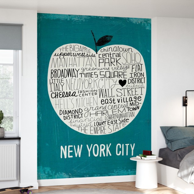 Big Apple cu zonele celebre din New York